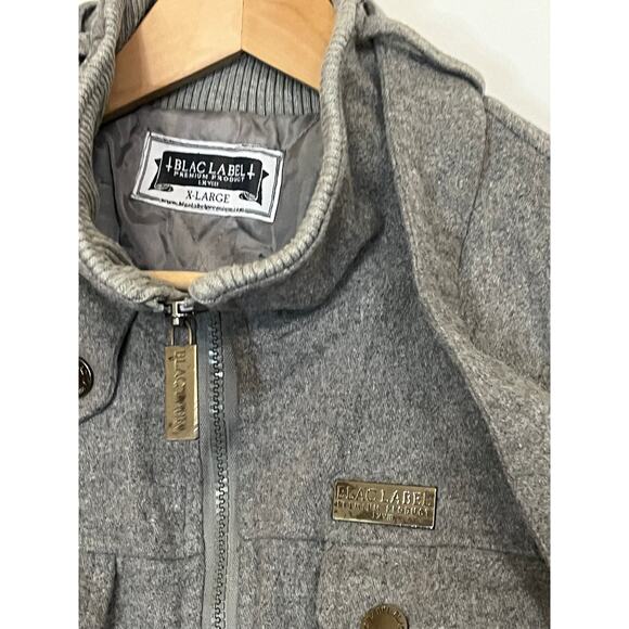 Blac Label Premium Product LXVIII Heavy Jacket Men's XL Wool/Poly Blend Quilted - Picture 6 of 16